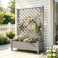 61.2" Raised Garden Bed with Wheels